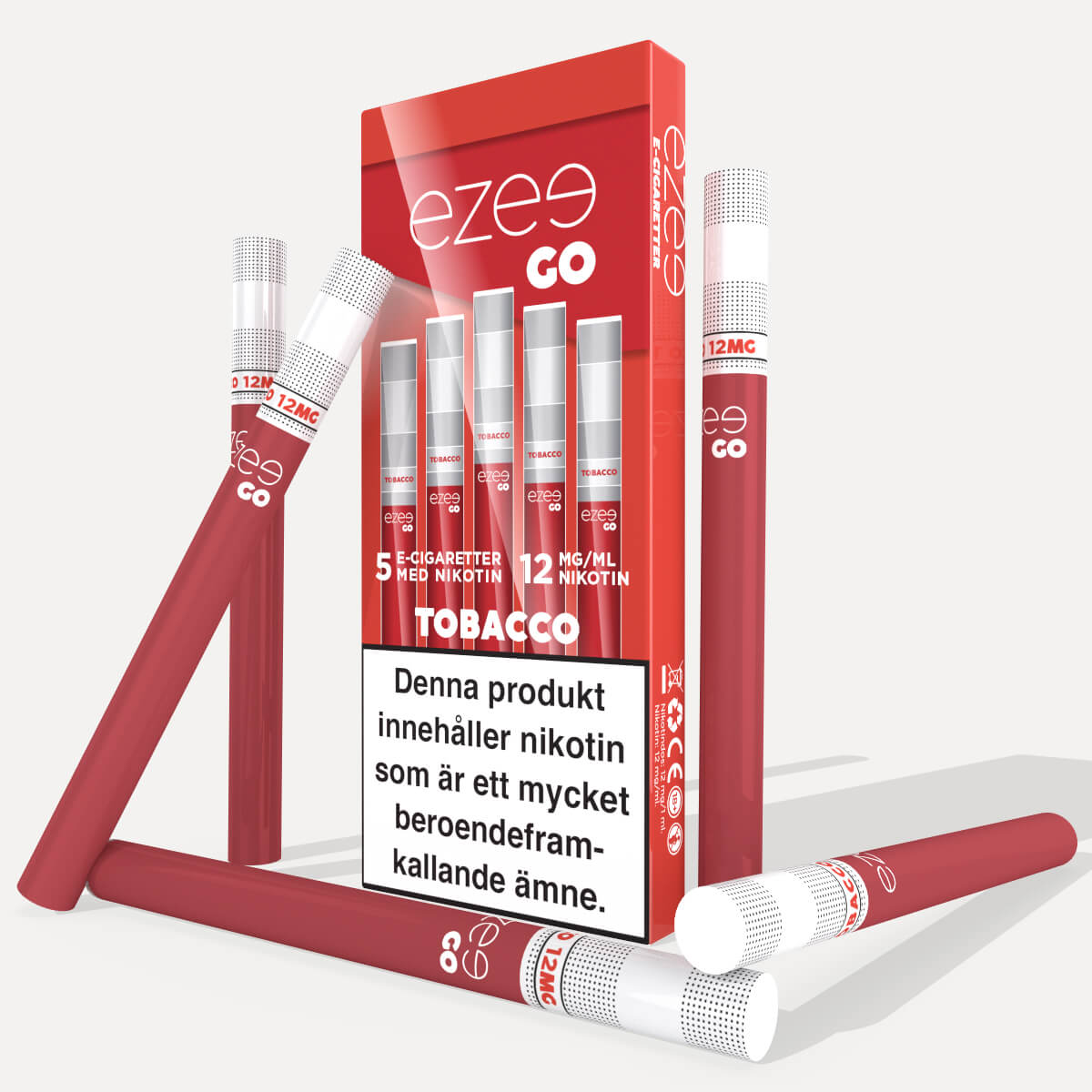 ezee go engångs e-cigarett tobakssmak 12mg nikotin