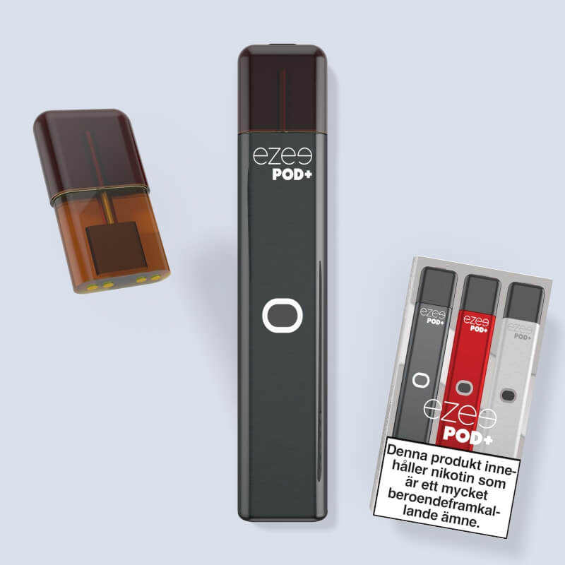 Ezee Pod+ Vape Pod Kit, Tobak nikotin e-cigarett