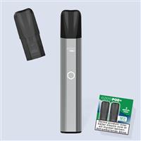 Ezee Pod+ Startkit Silver, Mentol 12mg